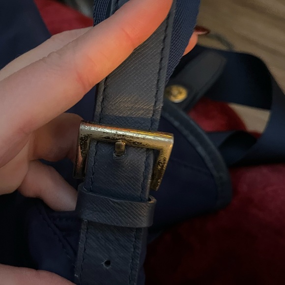 Prada triangle logo nylon backpack - Picture 3 of 5